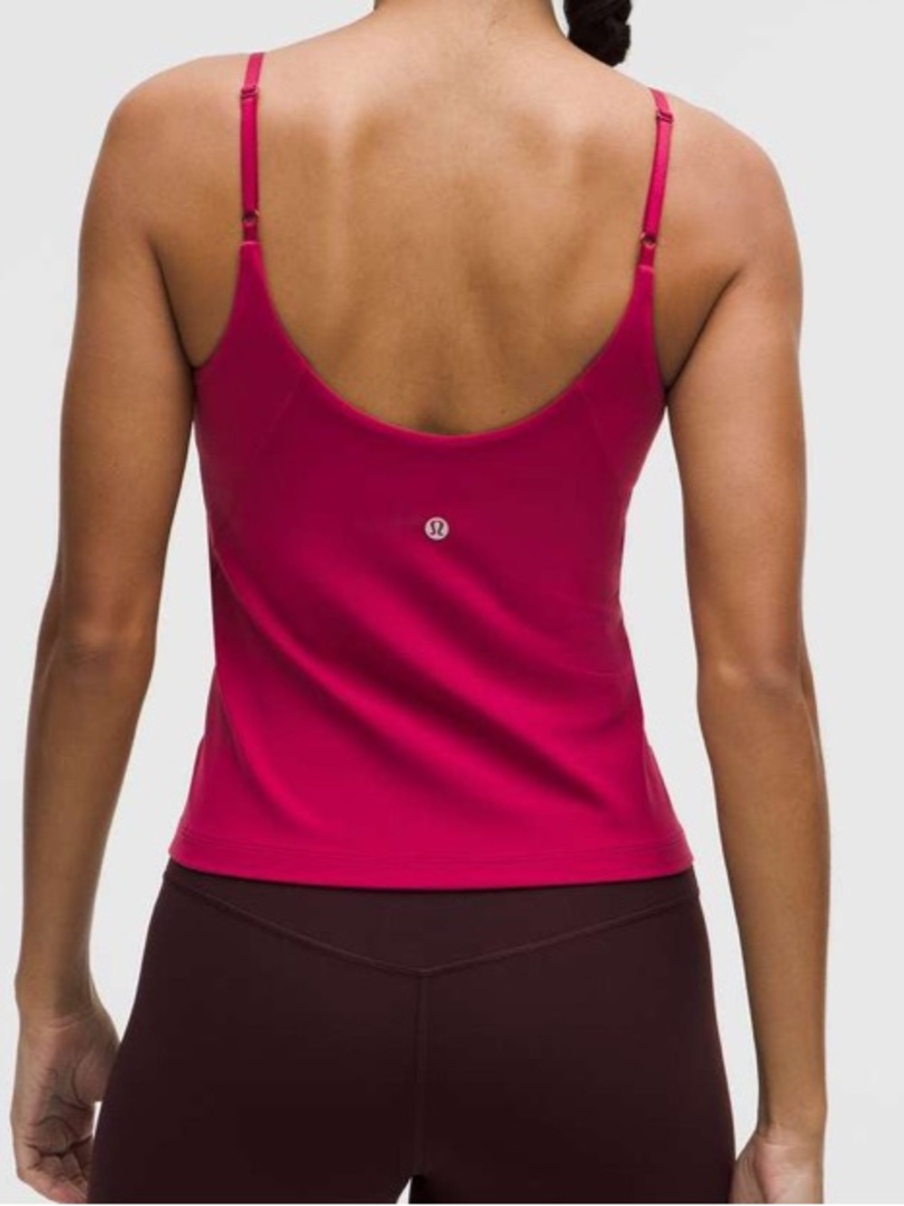 Lululemon Align Waist-Length Cami Tank in Magenta Smoke